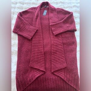 REITMANS open front cardigan lightweight knit 3/4 batwing style sleeves size L